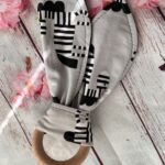 bunny ear teething ring