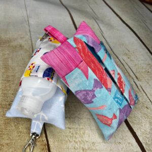 Tissue/sanitiser pouch